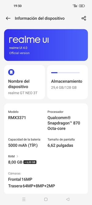 Seleccione realme UI