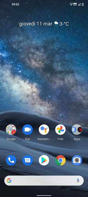 Seleziona Play Store