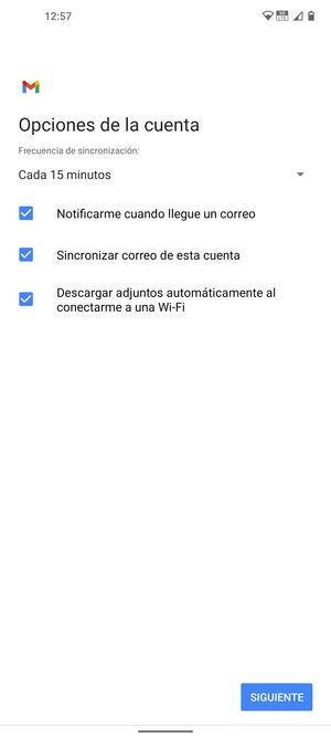 Seleccione SIGUIENTE