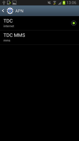 Din telefon har nu ställts in för MMS
