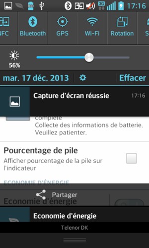 Sélectionnez GPS pour le désactiver