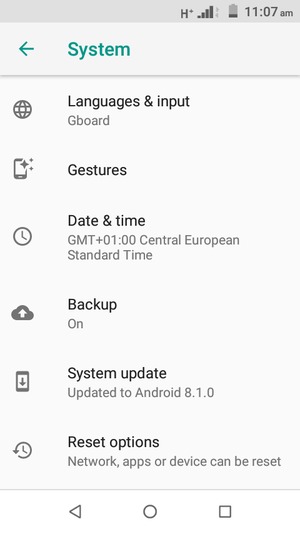 Select System update