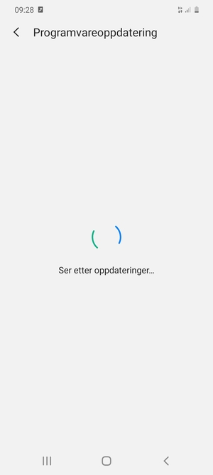 Vent til søket er ferdig