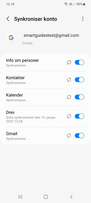 Dine kontakter fra Google vil nu blive synkroniseret til din Galaxy