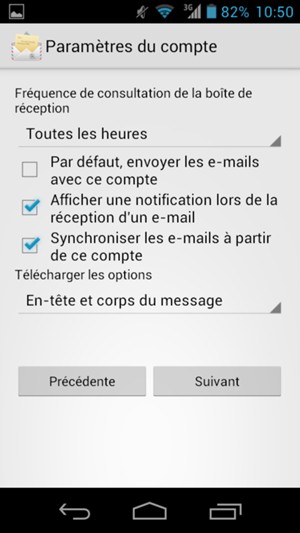 Sélectionnez Suivant