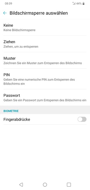 Wählen Sie Muster