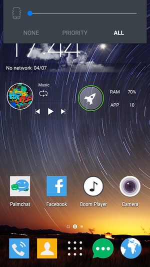 Continue to press for vibration mode, which is approved with a short vibration