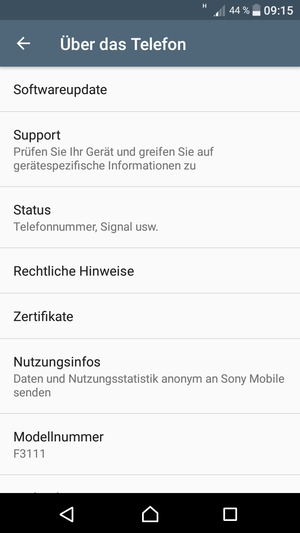 Wählen Sie Softwareupdate