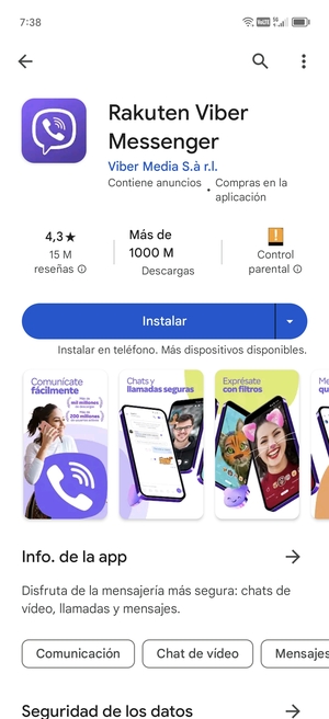 Seleccione Instalar