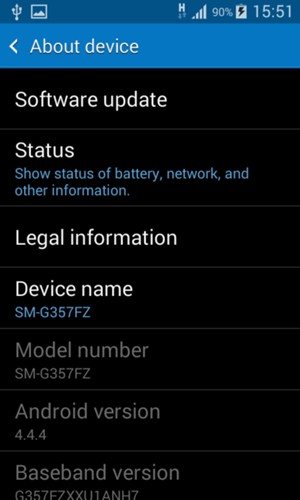 Select Software update