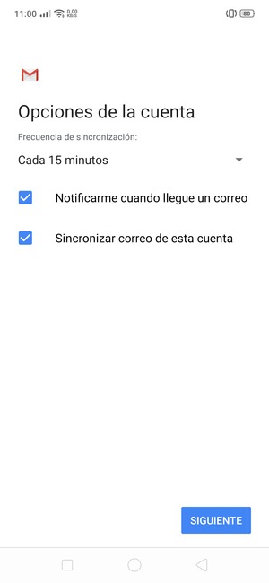 Seleccione SIGUIENTE
