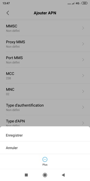 Sélectionnez Enregistrer