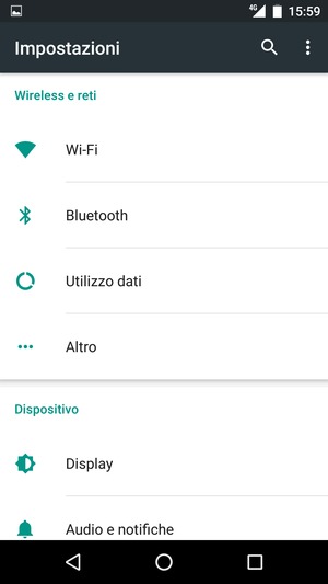 Seleziona Altro