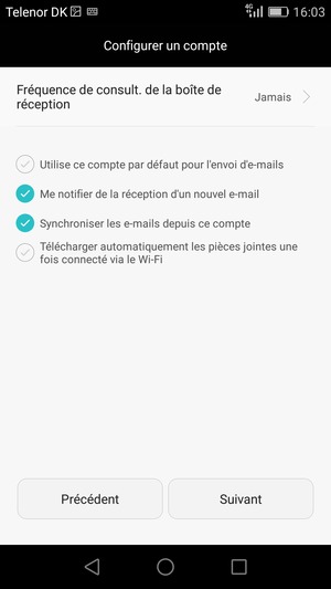 Sélectionnez Suivant