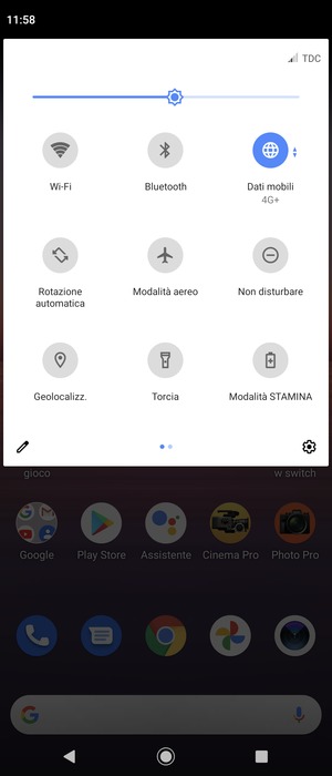 Seleziona Modalità STAMINA
