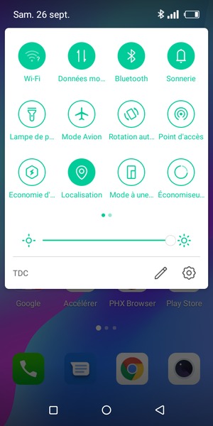 Désactiver le Wi-Fi et le Bluetooth