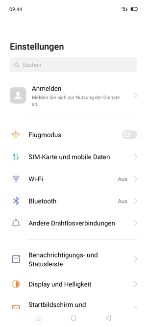 Wählen Sie Wi-Fi