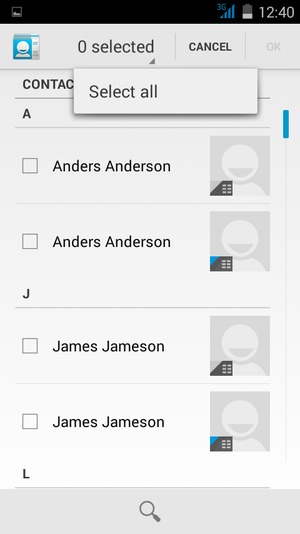 Select Select all
