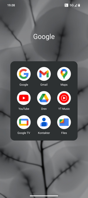 Vælg Gmail