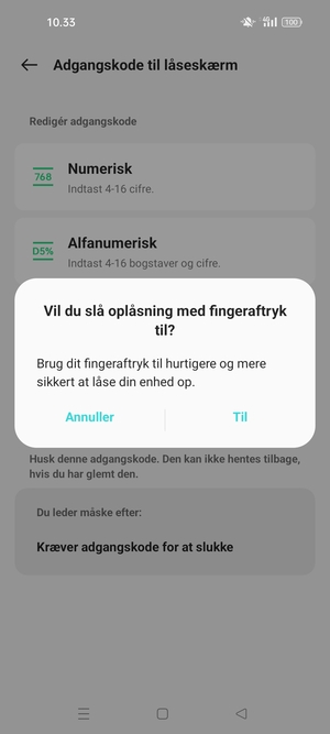 Vælg din foretrukne mulighed