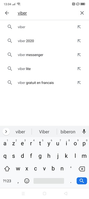Saisissez le nom de l'appli et sélectionnez Rechercher