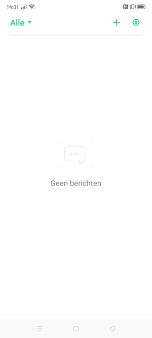 Selecteer de Menu-knop