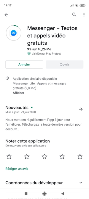 Sélectionnez Installer