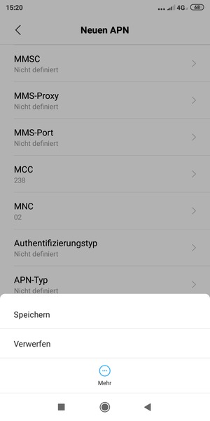 Wählen Sie Speichern