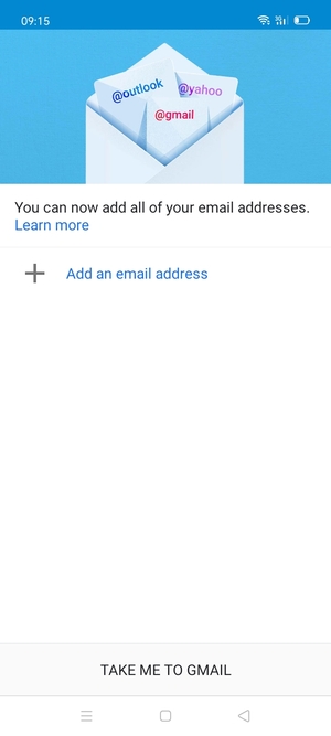 Select Add an email address
