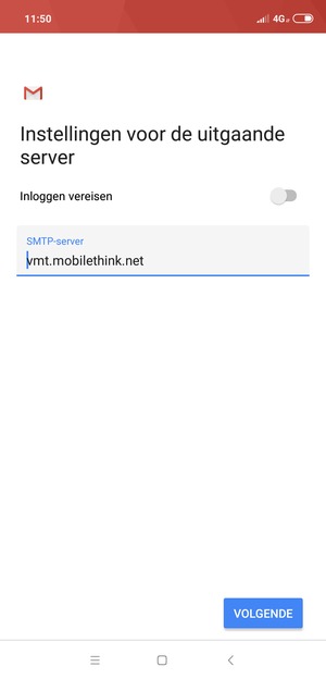 Schakel Inloggen vereisen uit en selecteer VOLGENDE