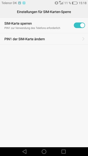 Wählen Sie PIN der SIM-Karte ändern