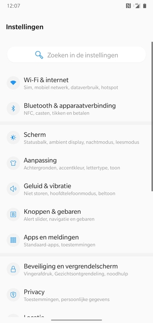 Selecteer Wi-Fi & internet