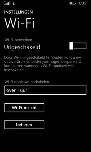 Schakel Wi-Fi-netwerken in