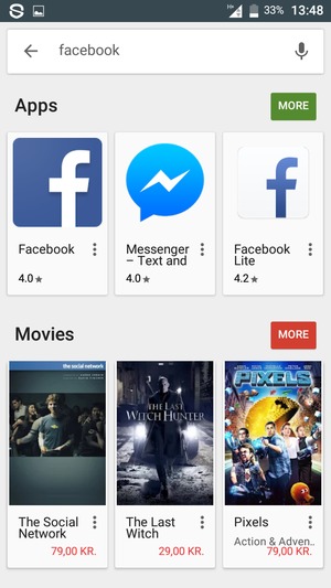 Select the app