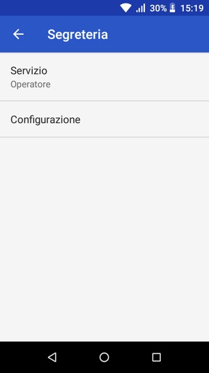 Seleziona Configurazione