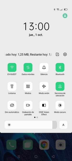 Desactive Wi-Fi y Bluetooth