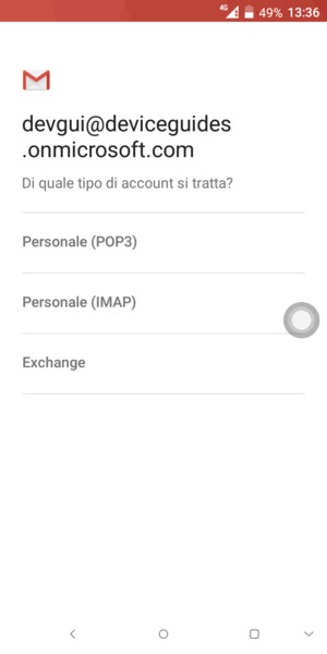 Seleziona Exchange