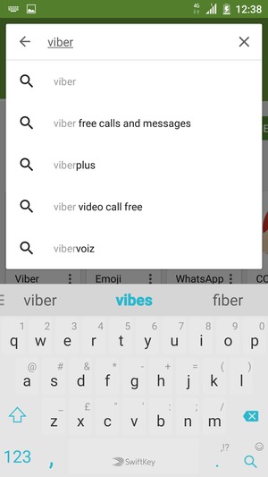 Enter the app name and select Search