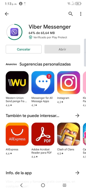 Espere a que el proceso de instalación finalice