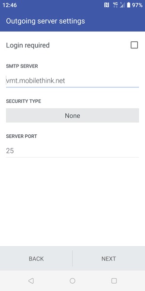 Turn off Login required and select NEXT