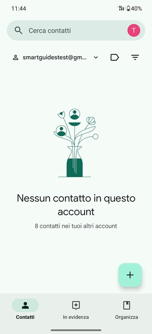 Seleziona Organizza