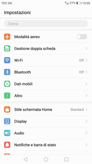 Seleziona Altro