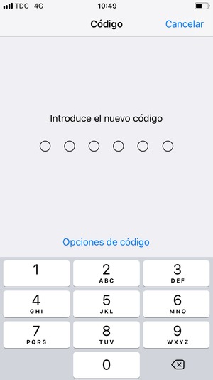 Introduzca su nueva contraseña