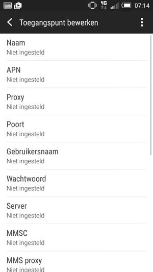 Voer mms-gegevens in