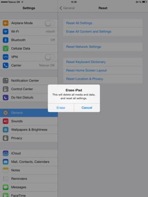 Select Erase