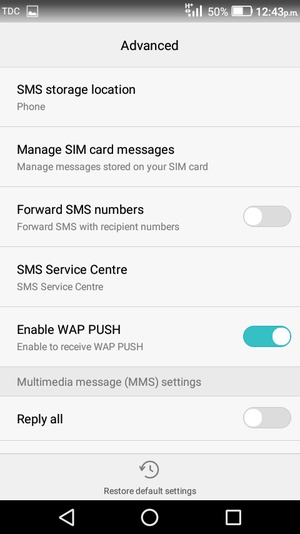 Select SMS Service Centre