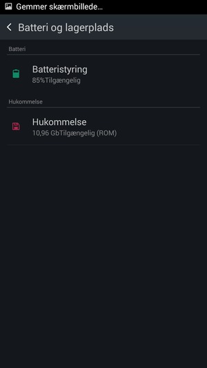 Vælg Batteristyring