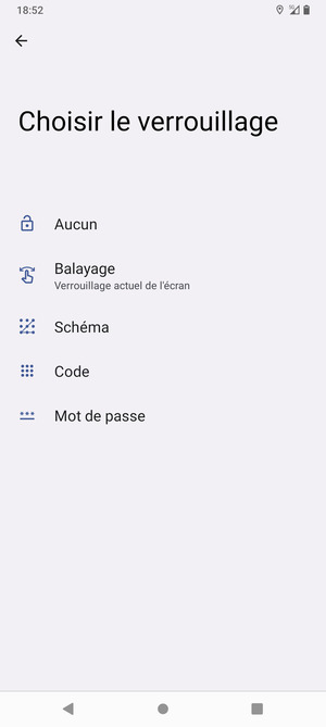 Sélectionnez Schéma