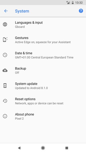 Select Backup