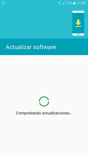Espere a que la búsqueda termine